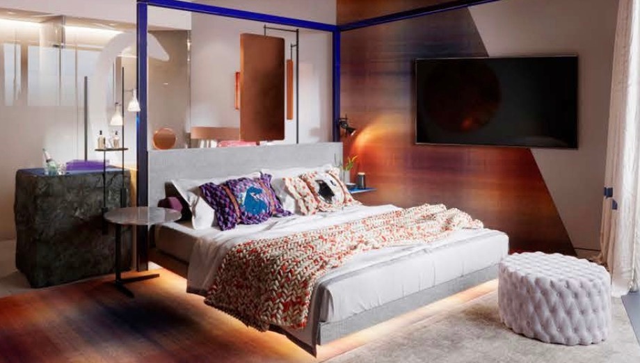 W Edinburgh guest room — Interior Design and FF&E