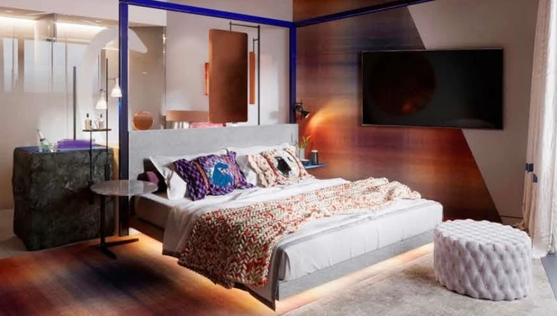 Hospitality guest room interior